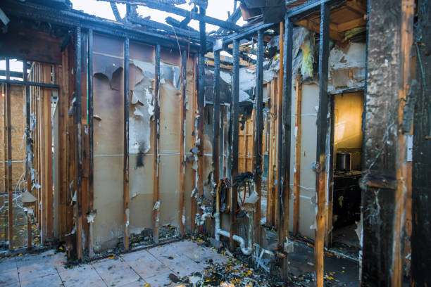 Professional Fire Damage Repair technician working in Bayport, MN